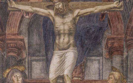 Opera Santa Maria Novella – Masaccio-La-Trinitau0300-Cristo-in-croce